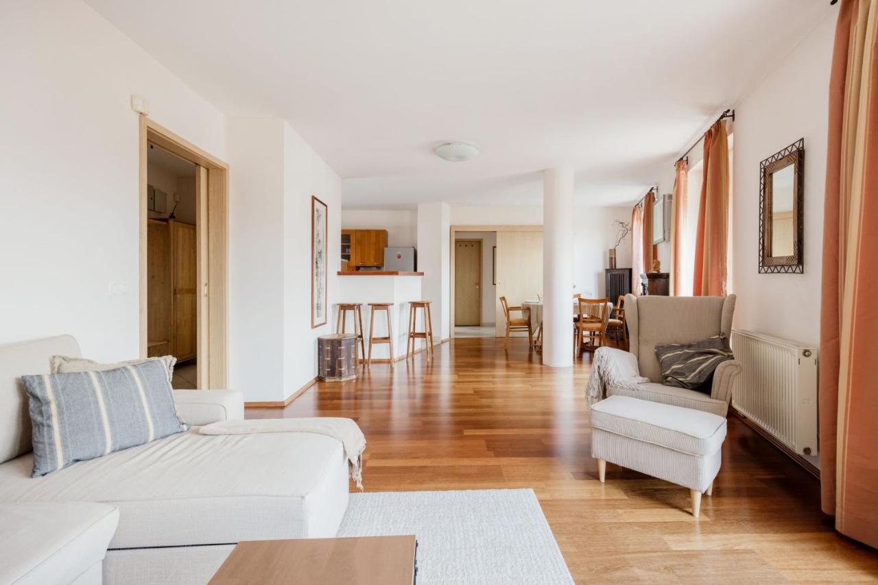 Bright And Spacious Penthouse W/ Terrace & Parking Budapest Luaran gambar